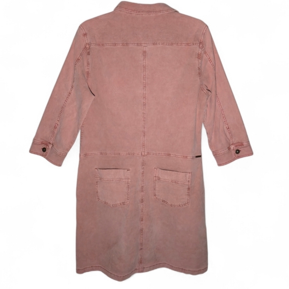 Prana Merrigan Dress - Champagne Corduroy - Size L - Picture 4 of 8